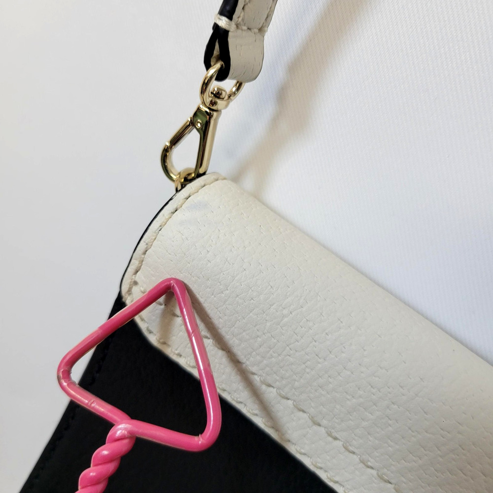 Kate Spade Crossbody Bag Womens Small Muiticolor Leather Pebble Colorblock Purse - Picture 14 of 16
